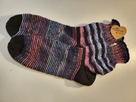 Handgestrickte feine Socken,  75% Wolle superwasch Gr. 41/42