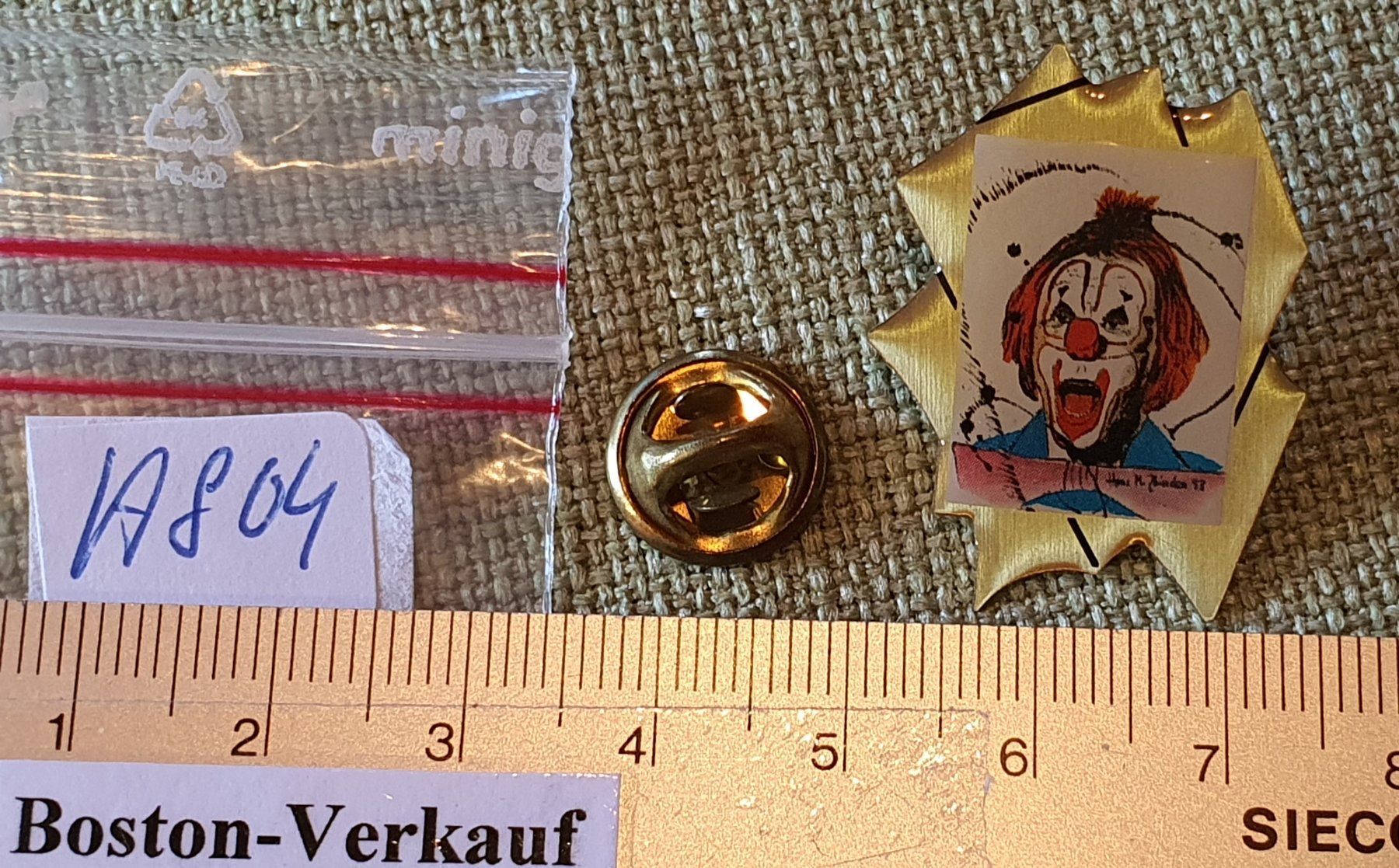 Placchette & Badge: H804 - Pin Schweizer Clown – Usato da Reinach BL venduto da Boston-Verkauf 1