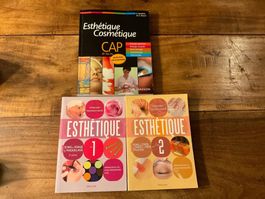 Lot de 3 livres CAP Esthétique Cosmétique