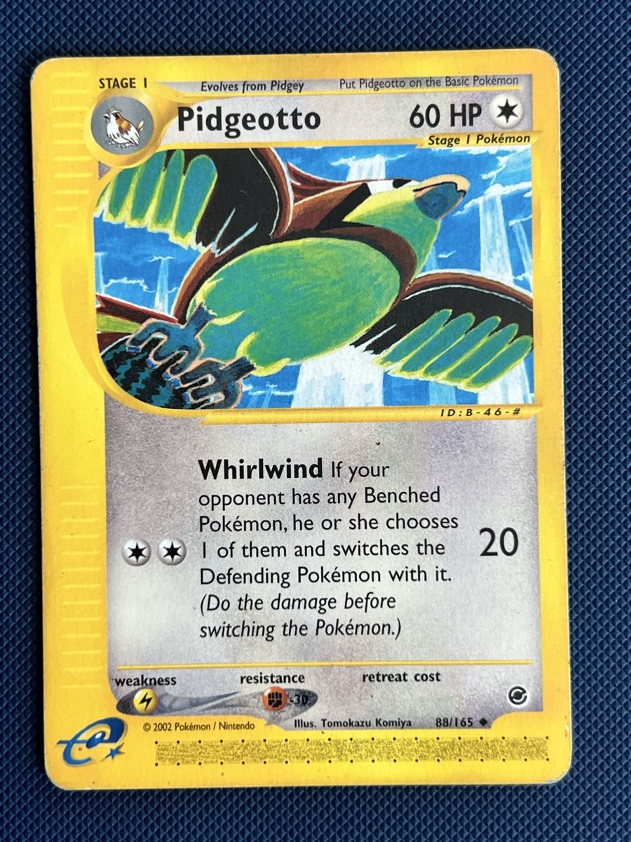 Pokémon Carte collezionabili: 2002 Pokemon TCG Expedition Set Pidgeotto #88/165 E Reader  – Usato da Zollikon venduto da inf_l5jd
