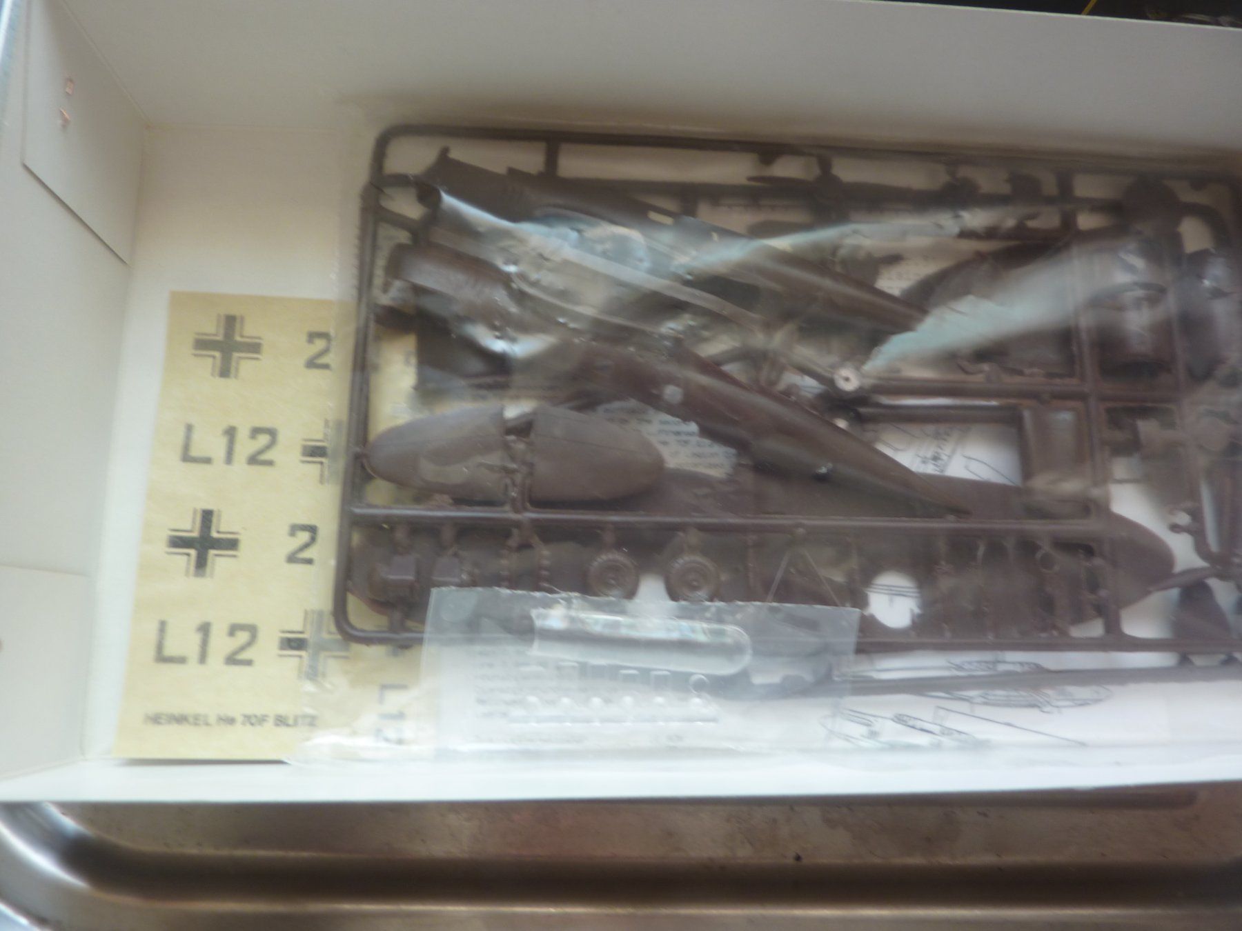 Kit di modellismo & Modellini statici: HEINKEL HE 70F – Nuovo e nell'imballaggio originale da Balsthal venduto da bouteliee 1