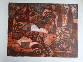 DÄNIKER KLAUS LITHOGRAPHIE SIGNIERT