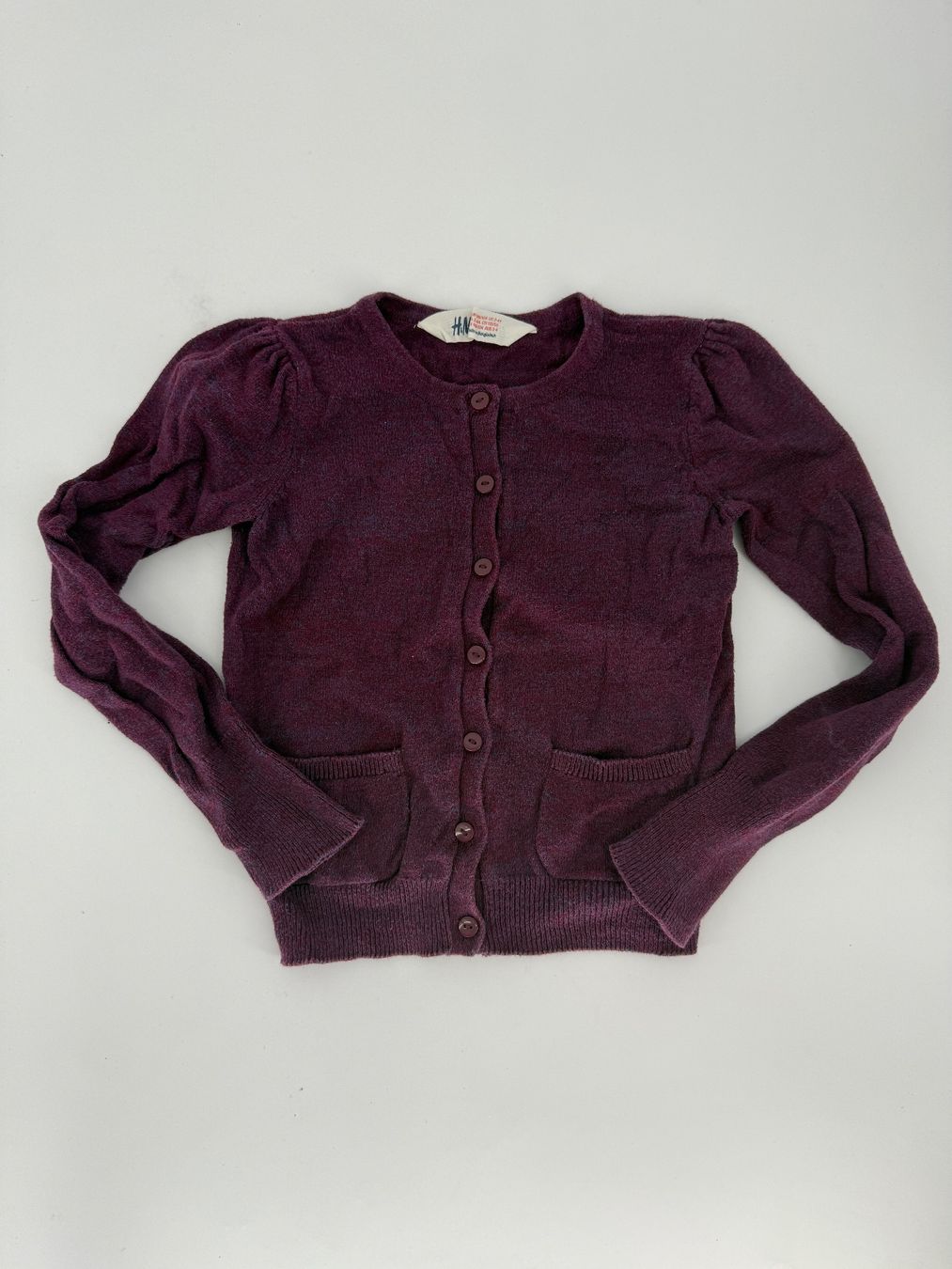 H&M Maglioni & Felpe: H&M Strickjacke, Lila Melange, Gr. 98/104 – Usato da Auenstein venduto da moin.