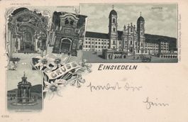 Kt.Schwyz-Einsiedeln-Litho 1901