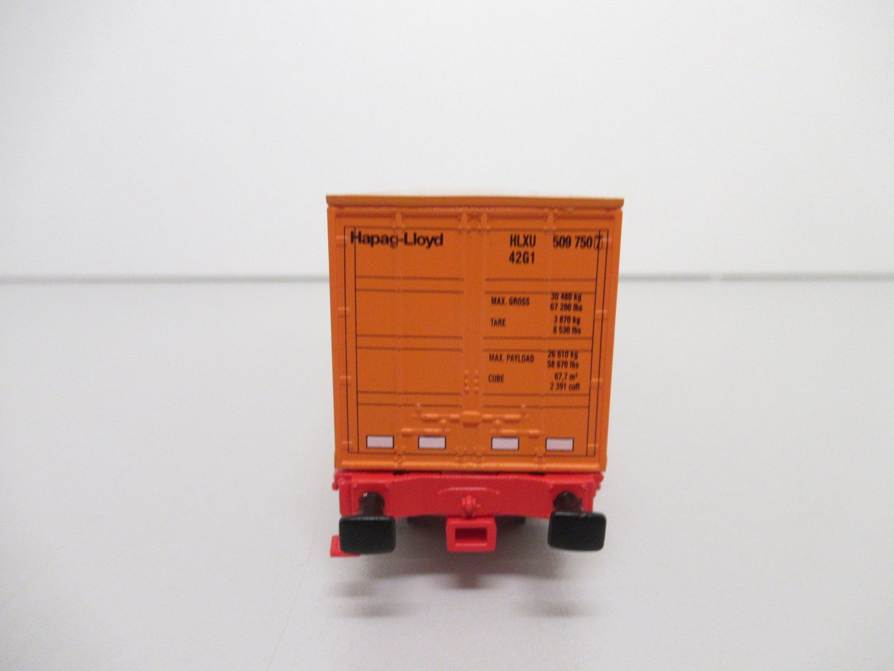 Piko Modellini di ferrovie: Piko 72038 Containerwagen "Hapag Lloyd" DB AC H0 – Usato da Basel venduto da mhmarken 4