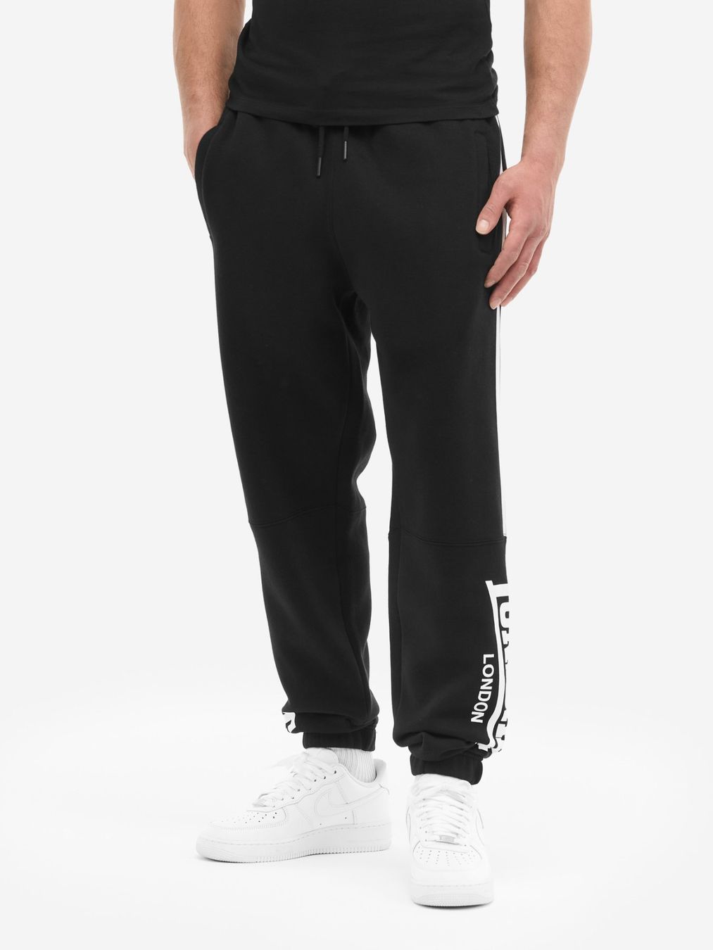 Lonsdale Pantaloni: Lonsdale Thropton Jogginghose Schwarz M – Nuovo e nell'imballaggio originale da Düdingen venduto da BluePalm 3