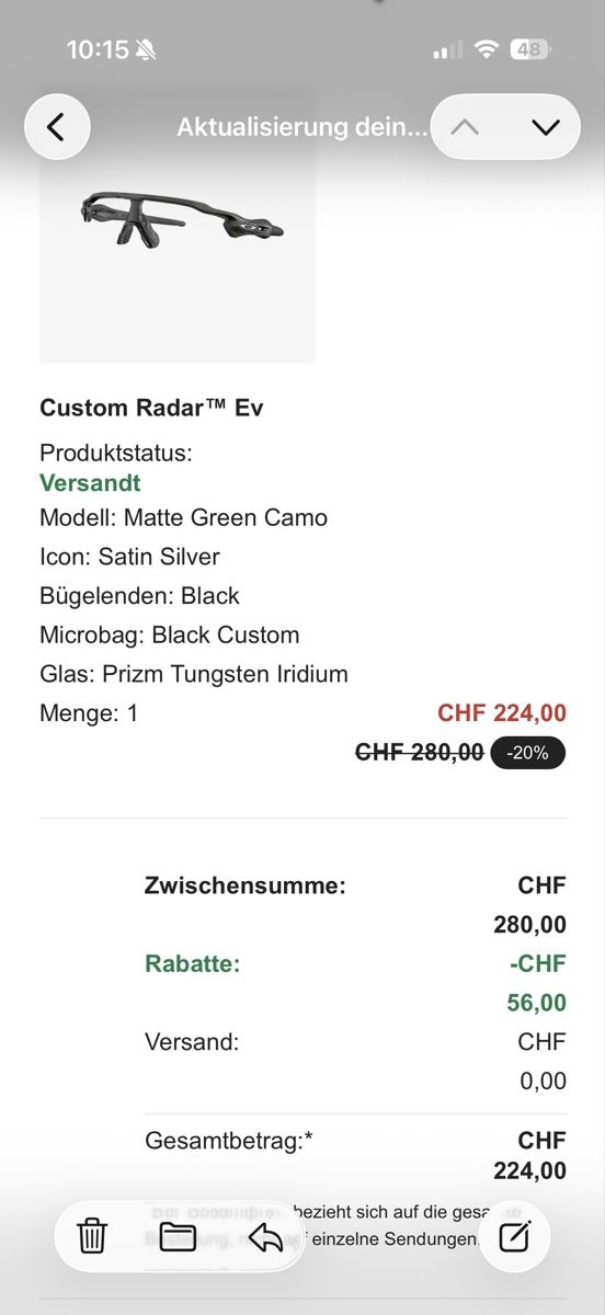Oakley Brillen & Gläser: Oakley Radar EV Custom – Neu (gemäss Beschreibung) aus Zollikofen von fabio_23 6