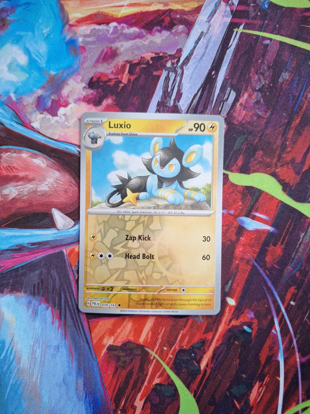 Pokémon Carte collezionabili: Luxio - Reverse Holo - Pokemon Paldea Evolved – Usato da Altstätten SG venduto da GGsGameshop
