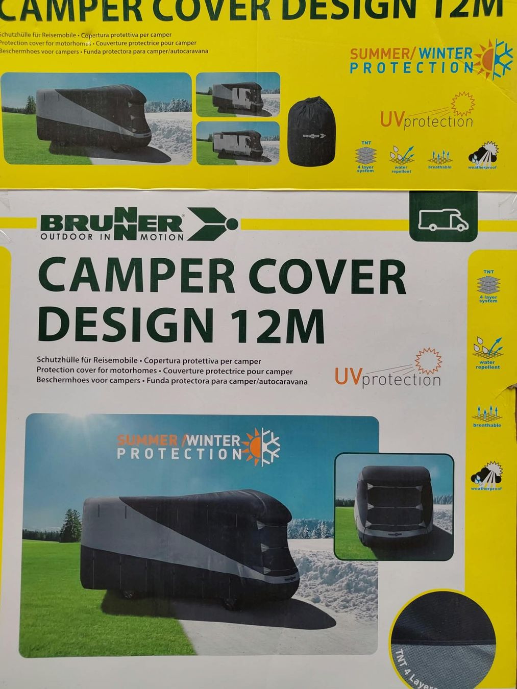 Abdeckhüllen und Thermomatten: CAMPER COVER DESIGN 12M – Neu und originalverpackt aus Widen von wash-board