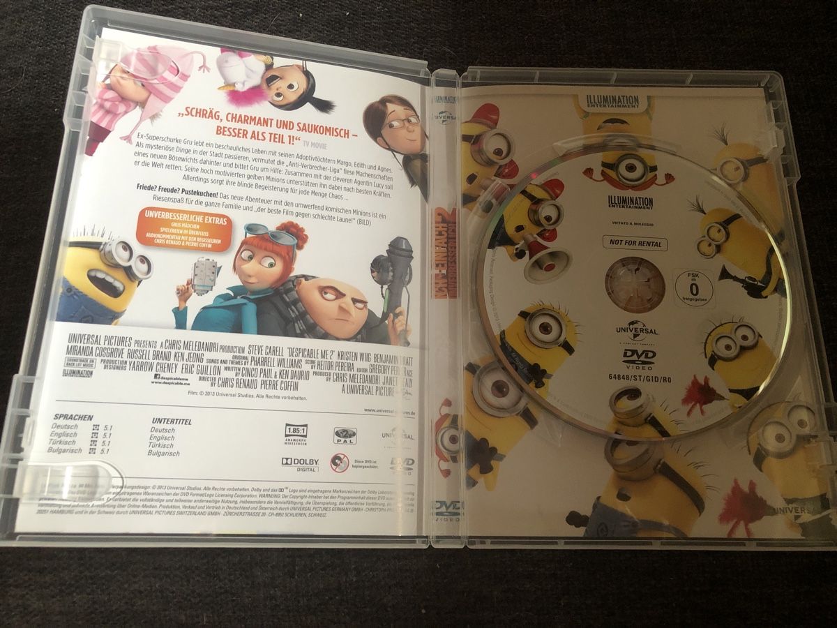 Tutti i DVDs: DVD, UCH EINFACH UNVERBESSERLICH 2 – Usato da Balsthal venduto da Katzenfan99 2