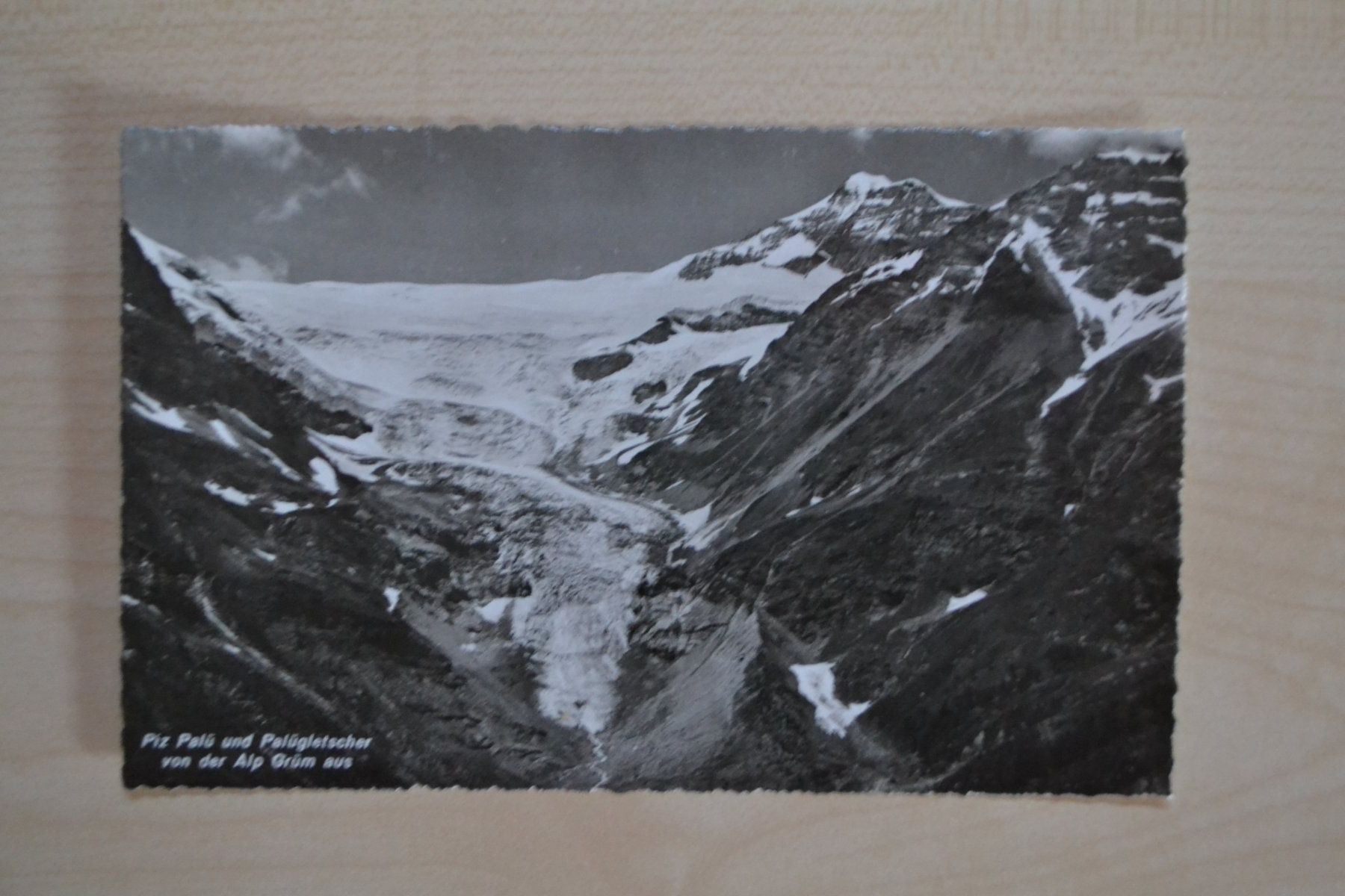 Cartoline postali: AK Piz Palü und Palügletscher – Usato da Beinwil am See venduto da kajak55