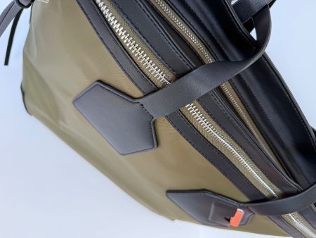 Handtasche Steffen Schraut Olivgrün Leder Nylon Bag Fashion