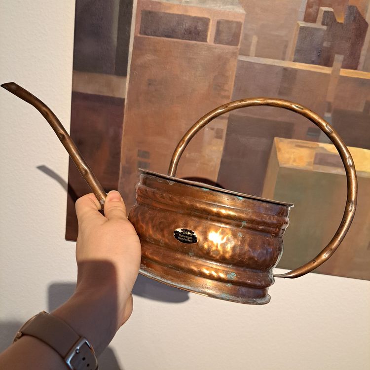 Kupfer Giesskanne Fiosa Handarbeit Vintage Deko Schweiz (Gebraucht) in ...