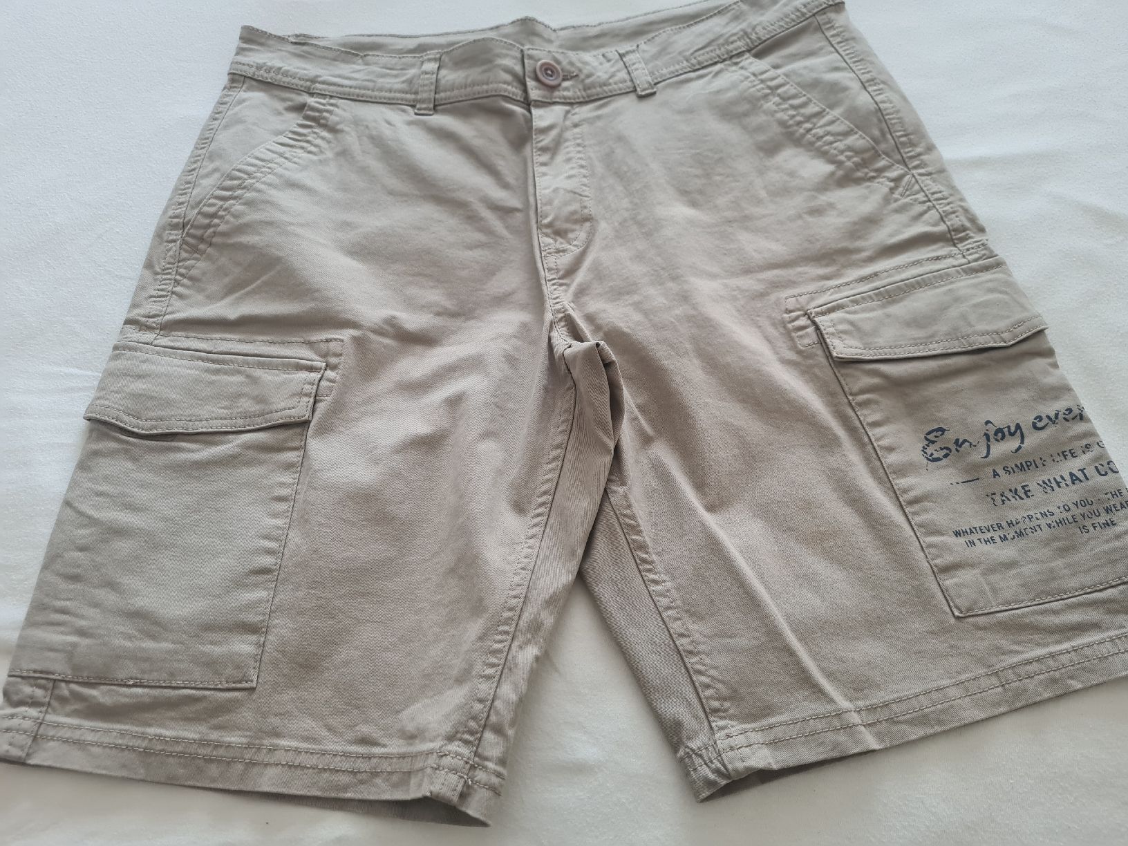 Pantaloni: Herren Shorts Gr. 40 Hellbraun – Usato da Steinen venduto da turbogeiss99