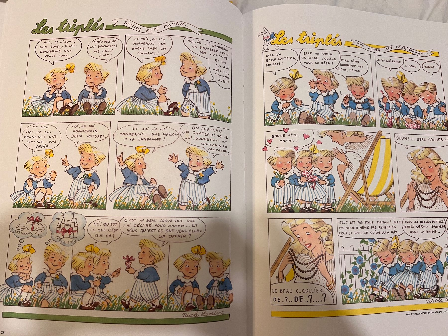 Fumetti: Les Triples by Nicole Lambert books – Nuovo (secondo la descrizione) da Lausanne venduto da NYC67 6