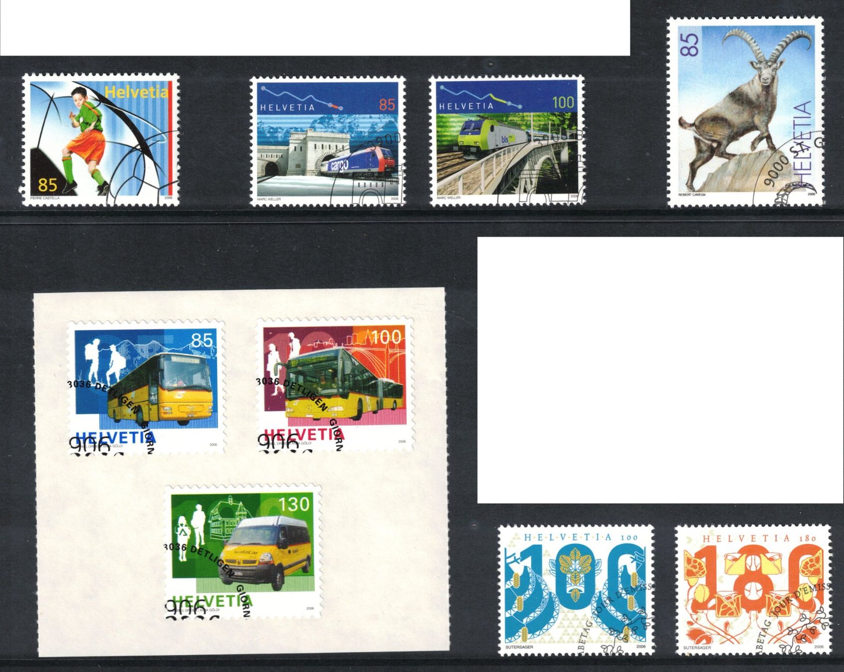 Tutti i francobolli: 1/2006   Einzelmarken  gestempelt – Usato da Mellingen venduto da Ginger