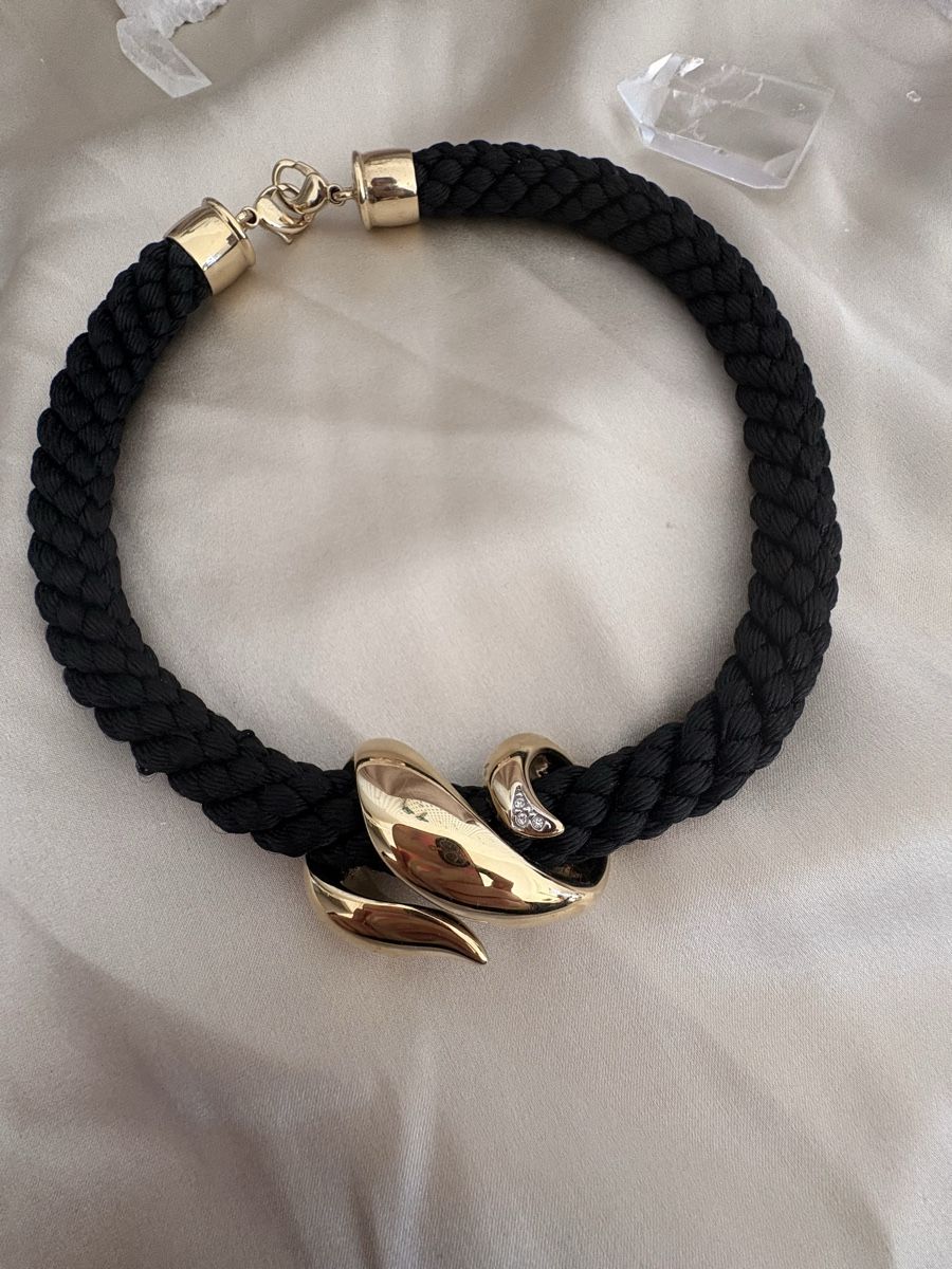 Pierre Lang Ketten: Pierre Lang Statement-Kette Schwarz Goldfarben – Gebraucht aus Zürich von CICI-CuratedVintage 2