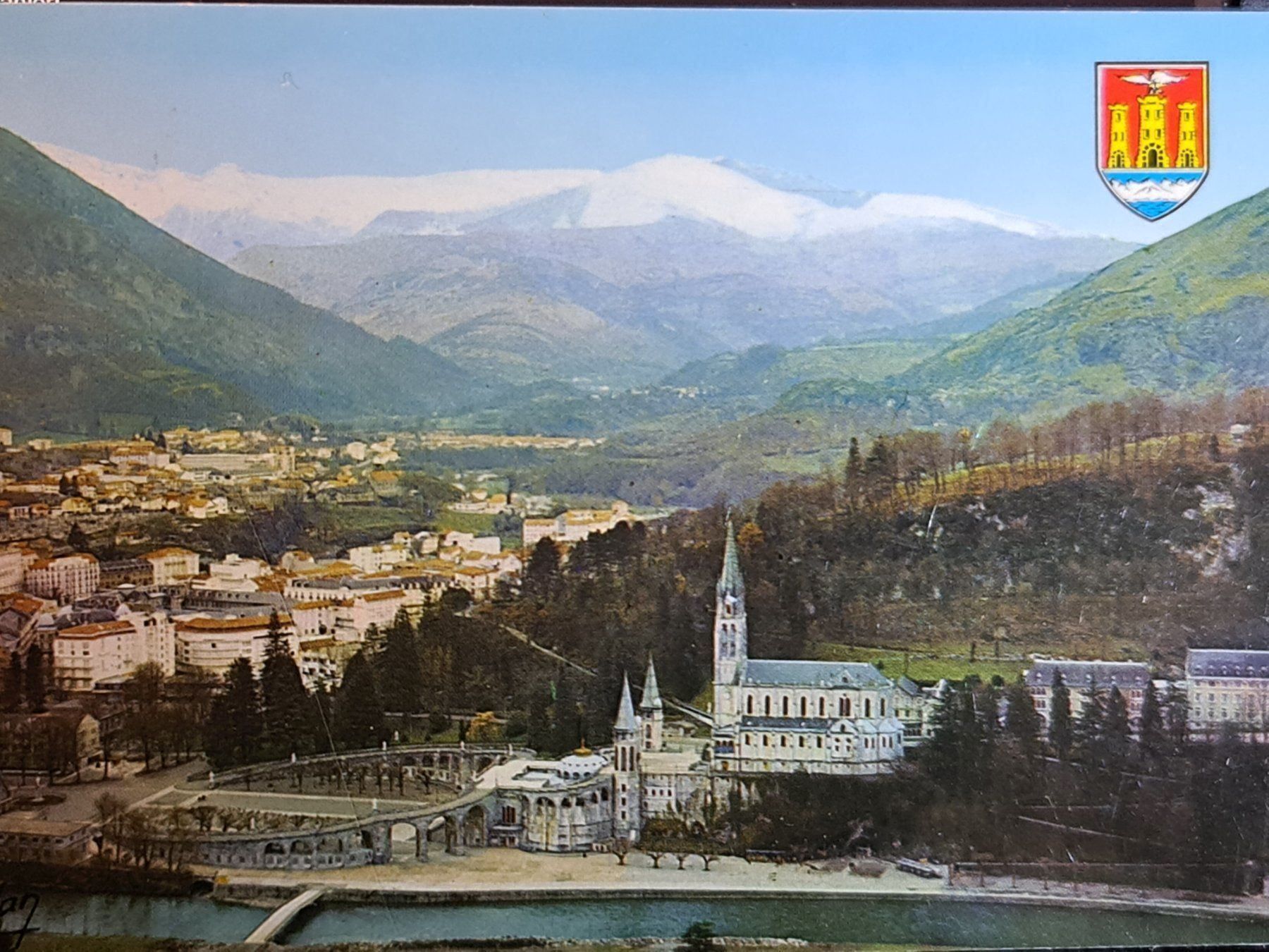 Ansichtskarten: Ansichtskarte Lourdes 1983 – Gebraucht aus Dintikon von Vexi