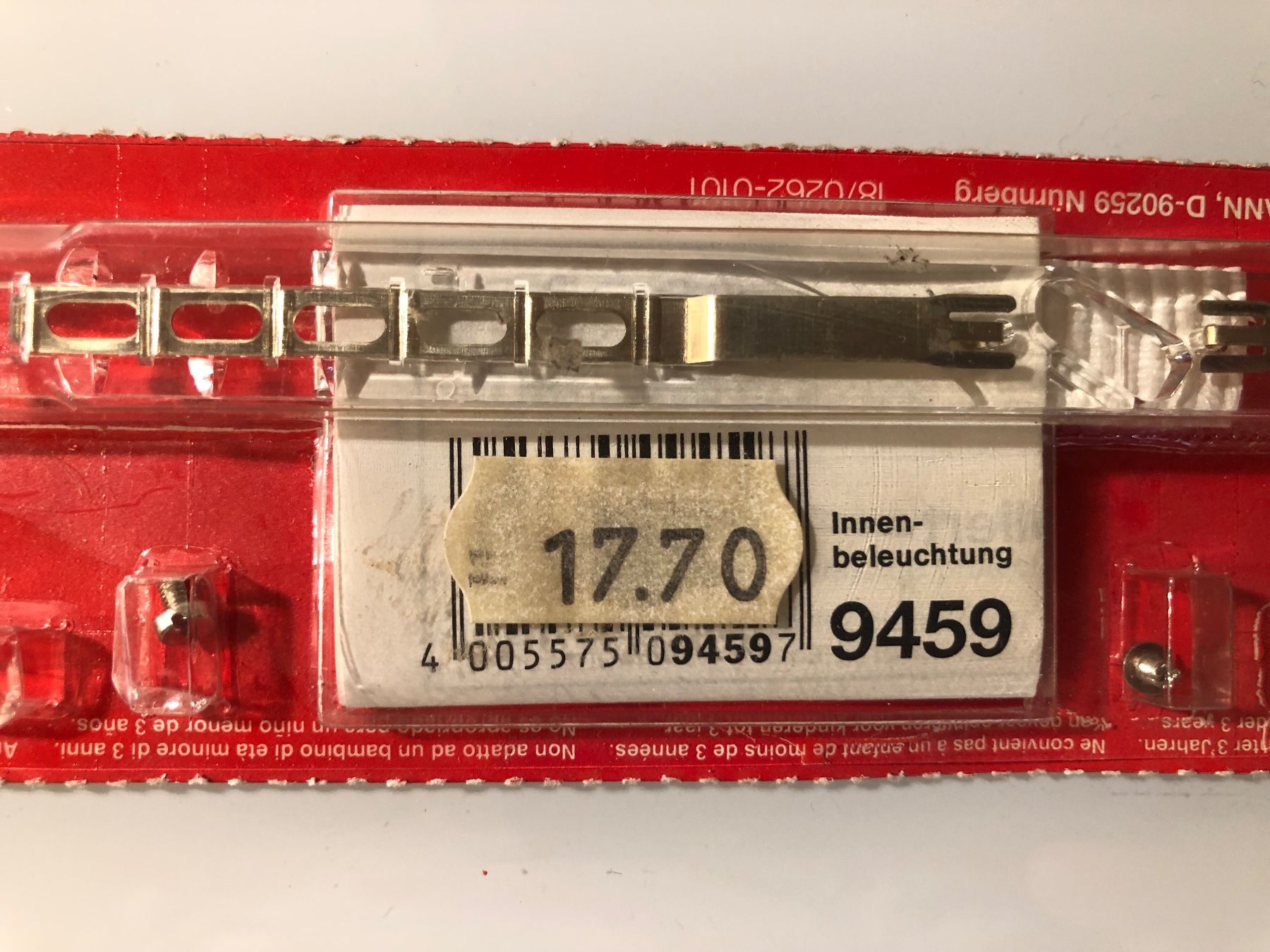 Fleischmann Modellini di ferrovie: Fleischmann Innenbeleuchtung 9459 neu – Nuovo e nell'imballaggio originale da Zweidlen venduto da Maerliharo_57 1