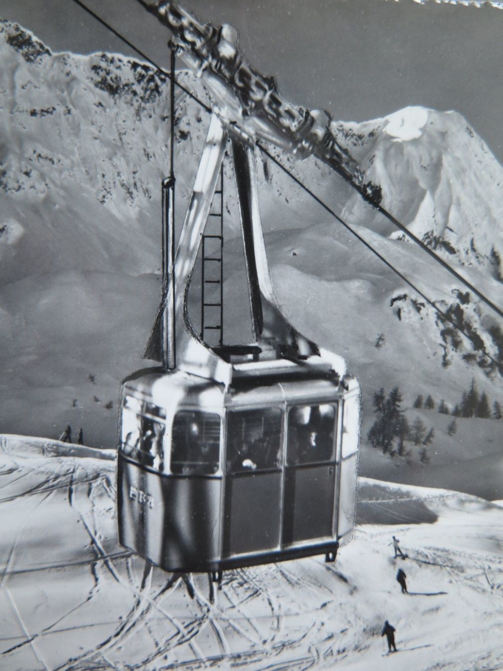 Cartoline postali: AIROLO - FUNIVIA AIROLO - LUFTSEILBAHN – Usato da Wittenbach venduto da lipasal 1