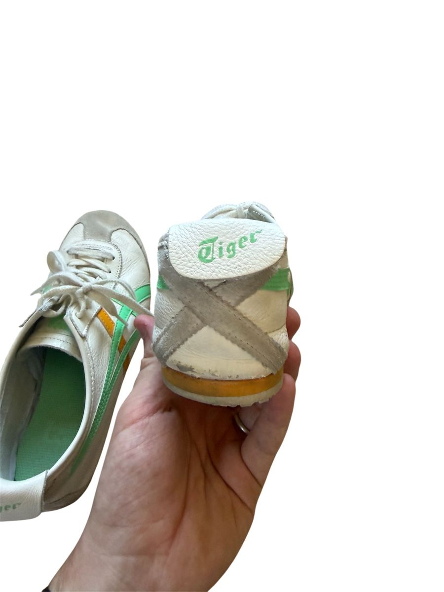 Onitsuka Chaussures hommes: Baskets Onitsuka Tiger blanches et vertes pointure 40.5  – D'occasion à Baulmes par resel_.tm 5