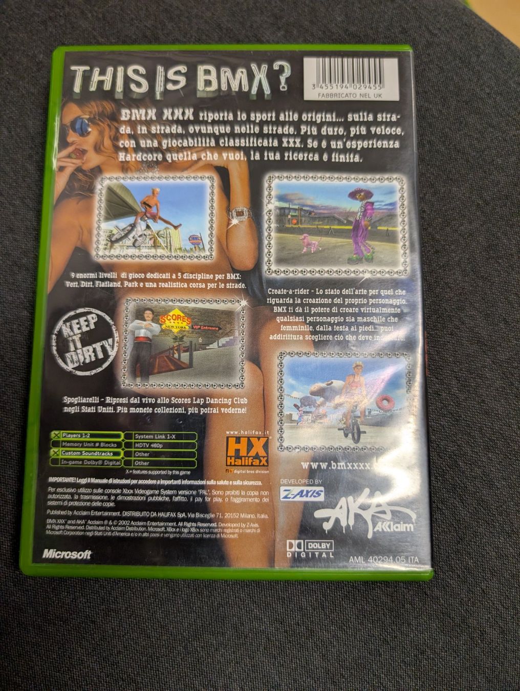 Giochi: Bmx xxx Microsoft Xbox – Usato da Giubiasco venduto da Ticinerd 1