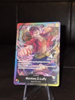 One Piece 4th Anni Stamp Pre-Release Luffy Leader Englisch