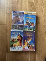 Disney VHS-Filme: Dinosaur, Spirit, Beauty and the Beast