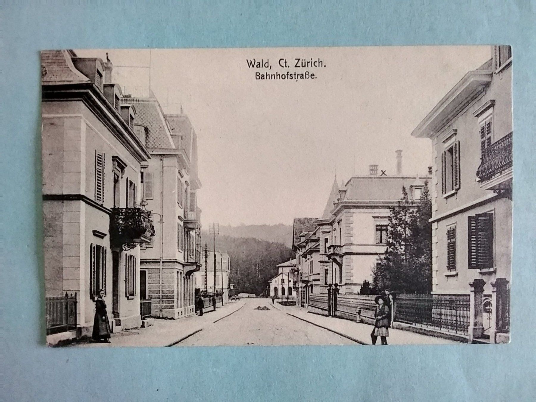 Cartoline postali: ZH Wald Bahnhofstrasse – Usato da Appenzell venduto da lama19