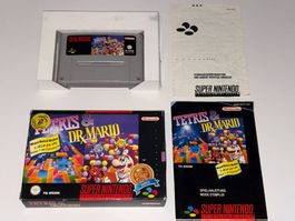 Tetris & Dr. Mario - Super Nintendo SNES - FRG OVP