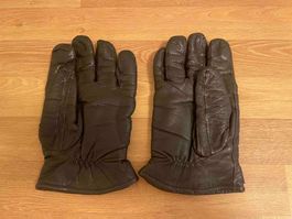 isolierte Lederhandschuhe Grösse ca. L, braun