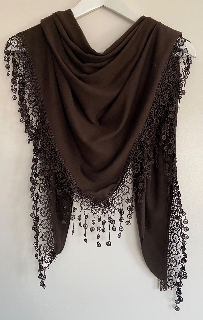 Foulard & Sciarpe: Dreieckschal in Braun – Usato da Zürich venduto da Maria2021