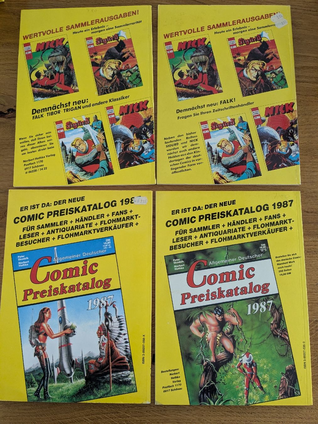 Fumetti: Sigurd Comic-Heft-Sammlung, Nr. 3, 4, 5, 7 – Usato da Wohlen AG venduto da merkur0300 1