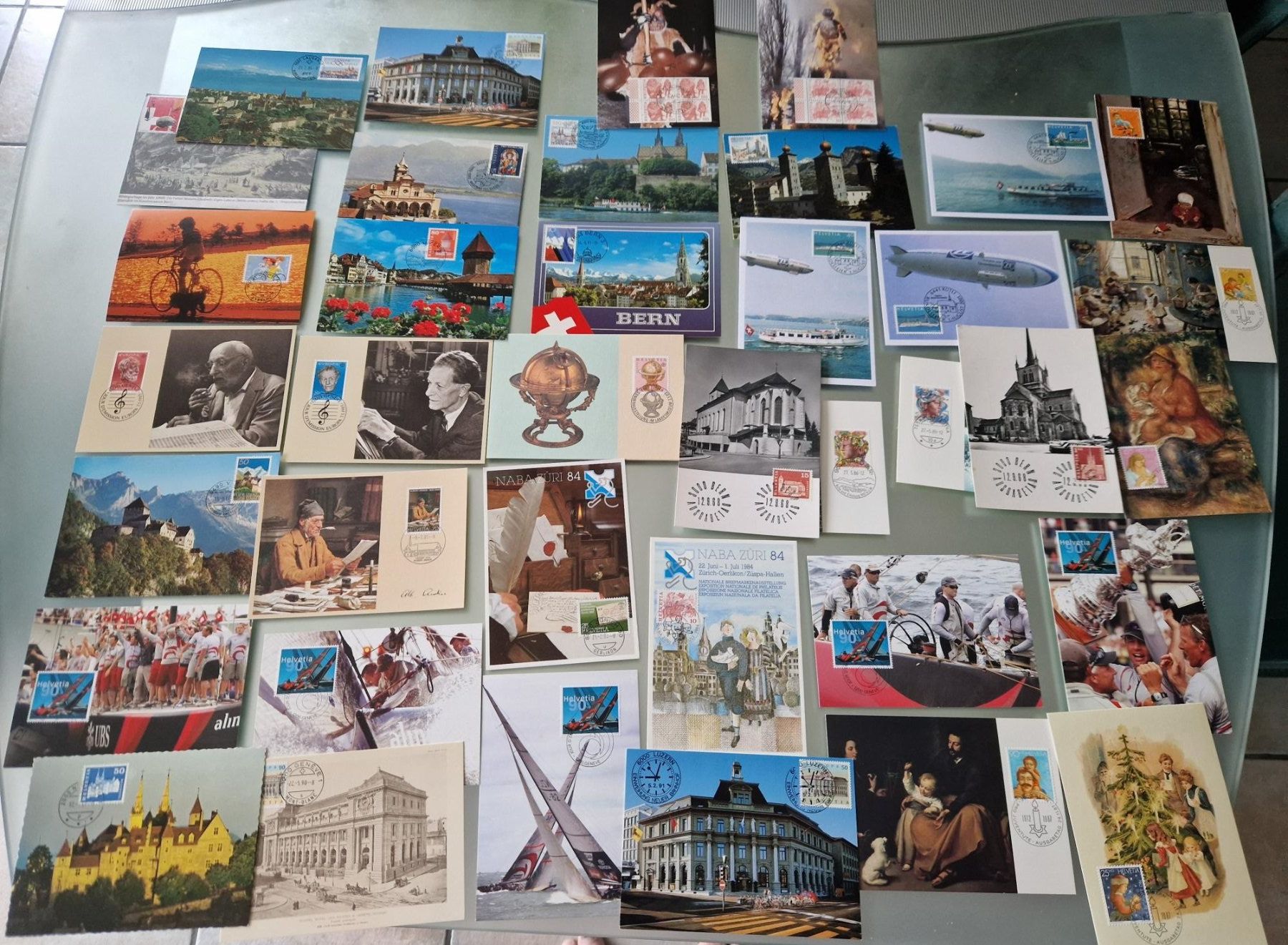 Tutti i francobolli: Posten Verschiedene Maximumkarten – Usato da Büetigen venduto da philat