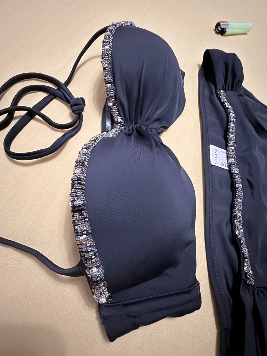 Lascana Costumi da bagno & Bikini: LASCANA bikini nero 38B con perline ottimo stato – Nuovo (secondo la descrizione) da Bellinzona venduto da bul_mvy5 2