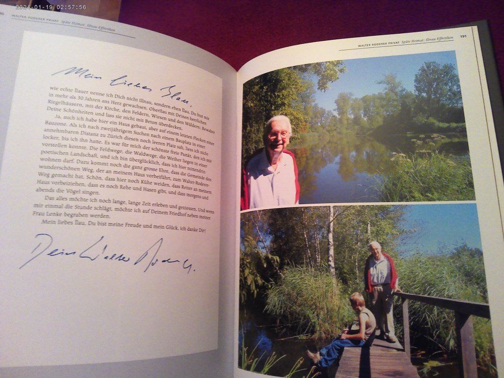 Libri: Walter Roderer - Ein Leben in Bildern(MIT WIDMUNG + SIGNIERT – Usato da Volketswil venduto da nemo2000 7