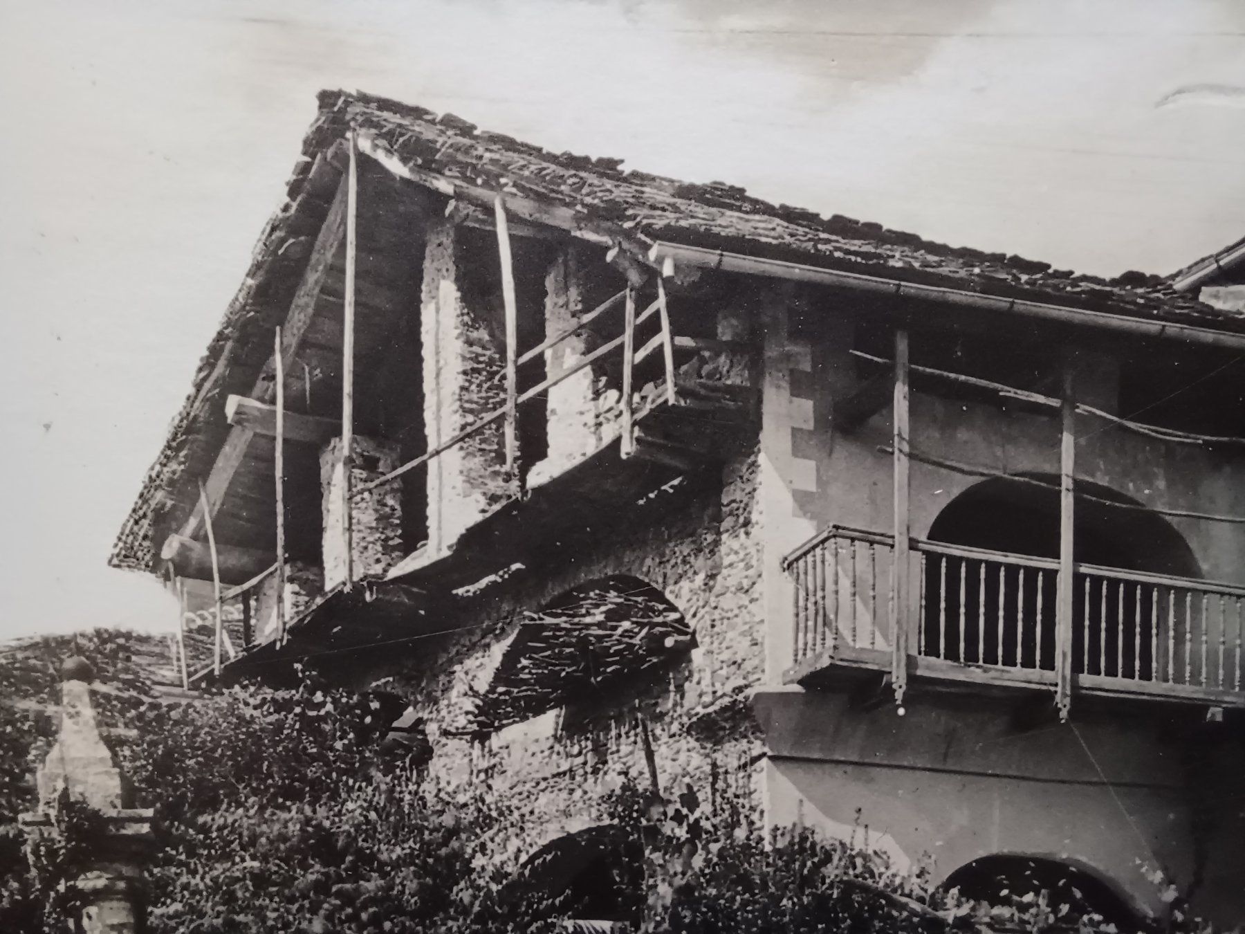 Ansichtskarten: Wo, "Casa rustica" 1930, TI, – Gebraucht aus Aarau Rohr von mgvw 2