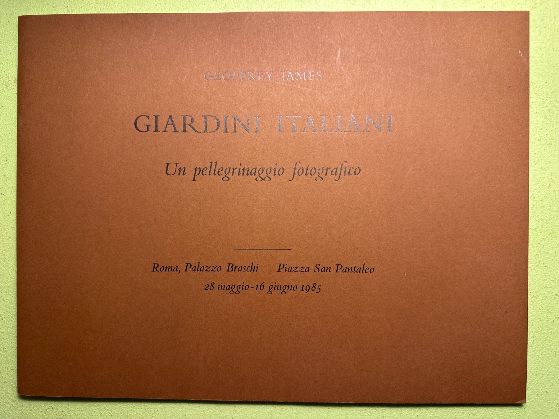 Bücher: Geoffrey James: Giardini Italiani. – Gebraucht aus Zürich von allp