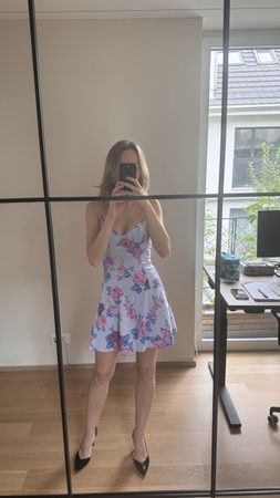 Floral Summer Dress - Like New! Zara XS
