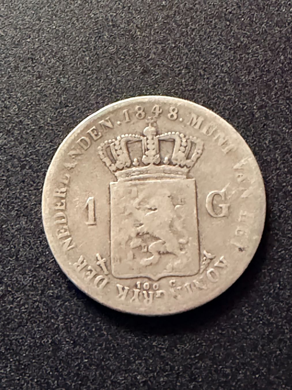 Alle Münzen: 1 Gulden 1848 Silber 720/1000 - RAR – Gebraucht aus Gams von Rhi-Taler 1