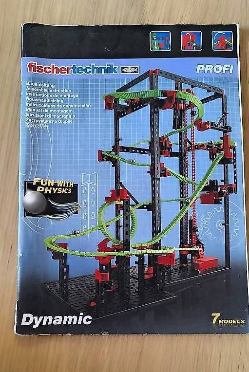 Fischer Giocattoli: Kugelbahn Fischertechnik Dynamic 7 Modelle – Usato da Bauma venduto da Chantal07