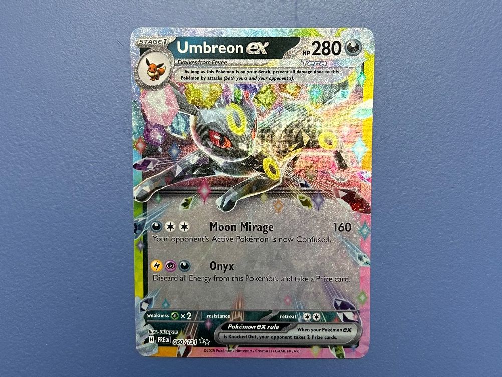 Pokémon Carte collezionabili: Pokémon Umbreon Ex 060/131 PRE EN – Usato da Schlieren venduto da happymerchant64