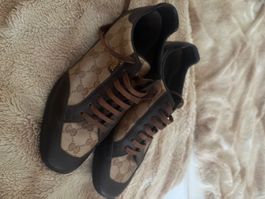 Gucci Sneaker GG Monogram Canvas & Leder – Gr. 38