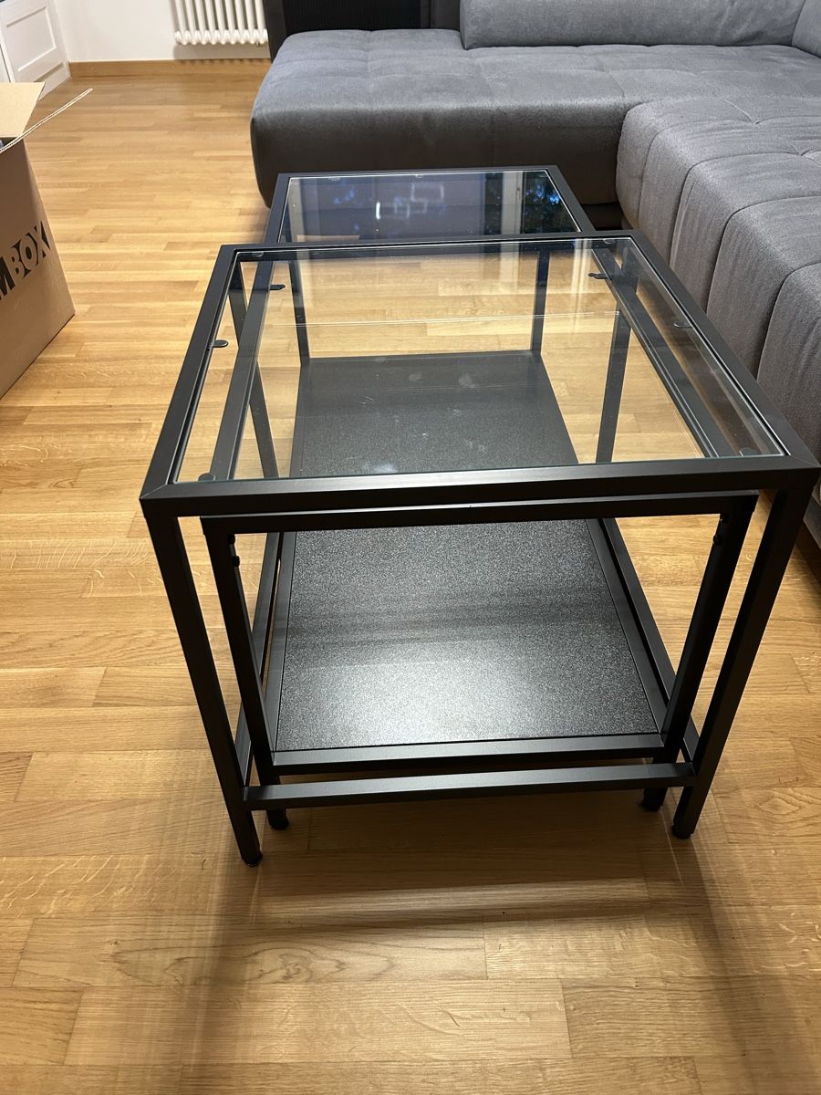 Tavoli: Couchtisch mit Glasplatte VITTSJÖ IKEA – Usato da Winterthur venduto da Lala9934 1
