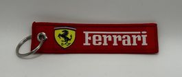 Ferrari Schlüsselanhänger Stoff Rot Pferd Enzo F40 verzerrt