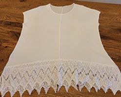 Weisses Sommer Top mit Spitze, Neuwertig!