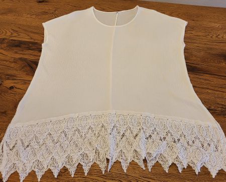 Weisses Sommer Top mit Spitze, Neuwertig!