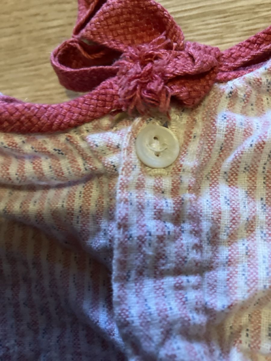 Bambole: Striped dolls shirt with bow and buttons . – Usato da Zürich venduto da papperlapapp1 2