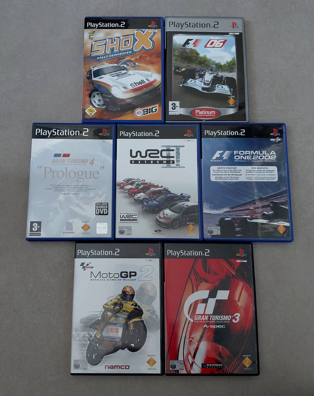 Spiele: 7x Racing Games / Playstation 2 – Gebraucht aus Uezwil von -Retrogames-