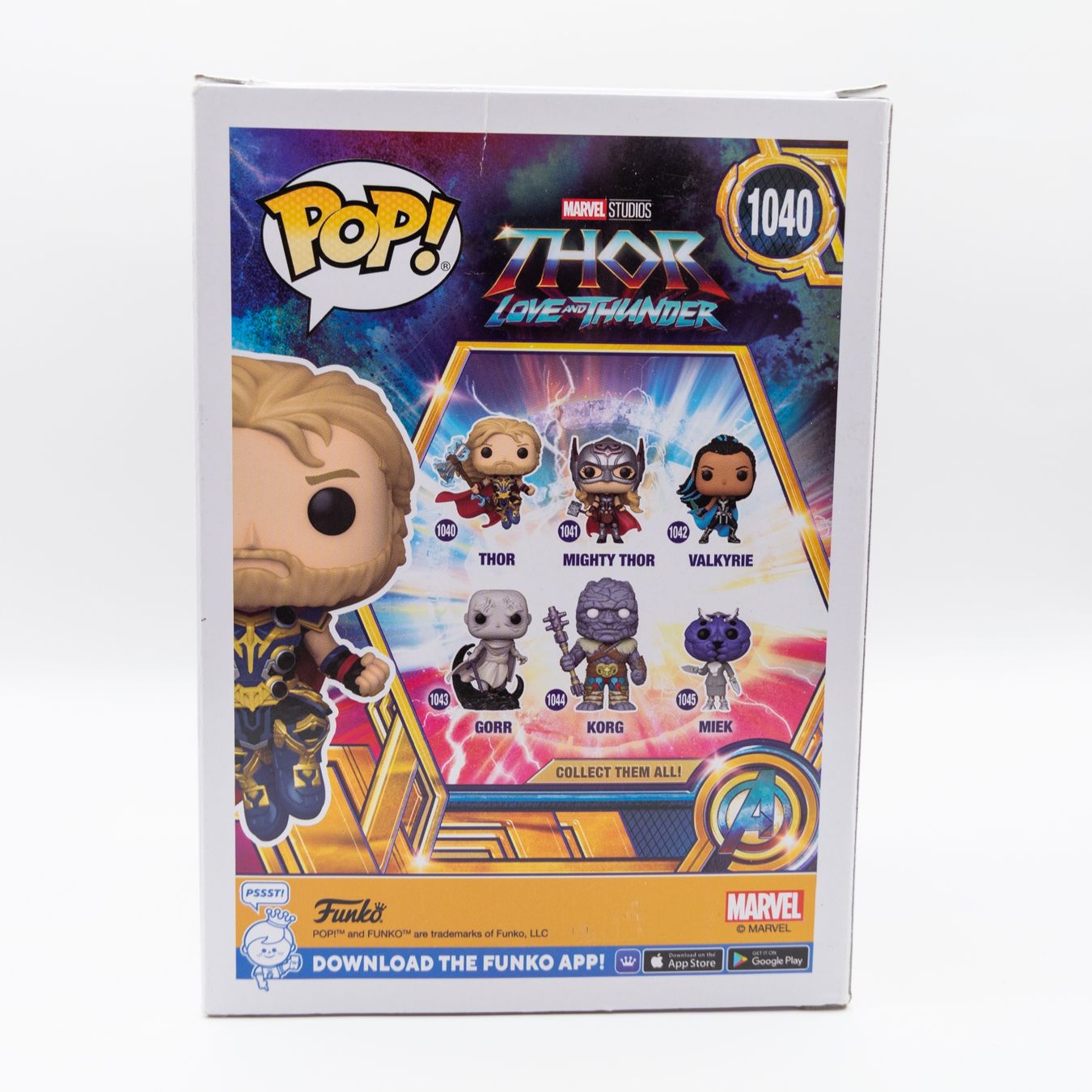 Funko Statuette: FUNKO POP THOR Love and Thunder Bobble Head #1040 – Nuovo e nell'imballaggio originale da Belmont-Lausanne venduto da HausPopCharm 1